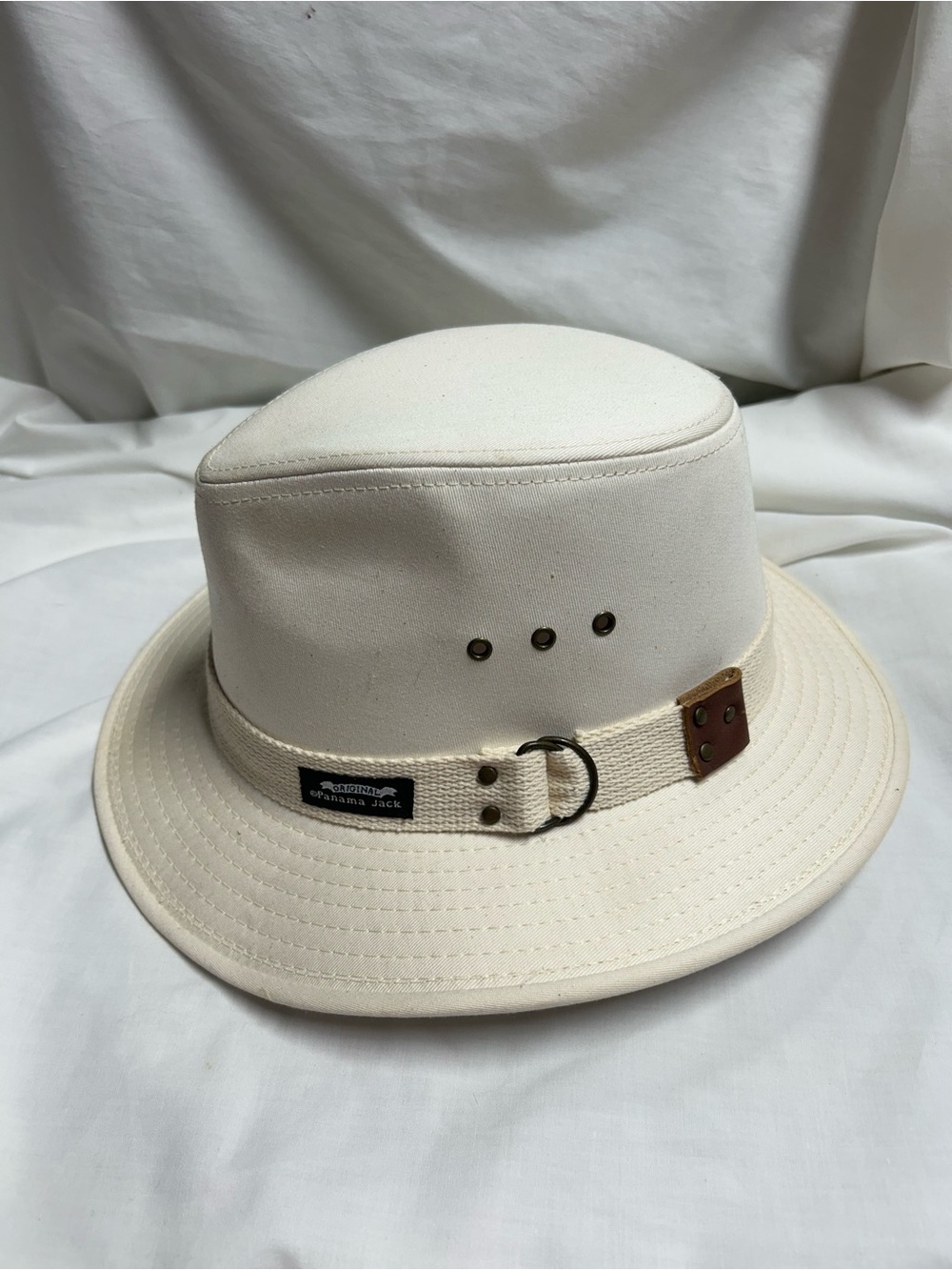 Original Panama Jack Safari Hat Canvas Sz Large RN # 31905